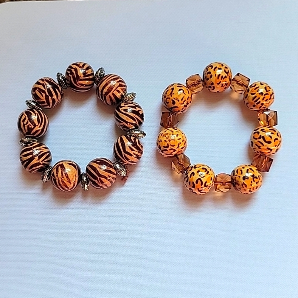 Animal Print Bracelet PAIR